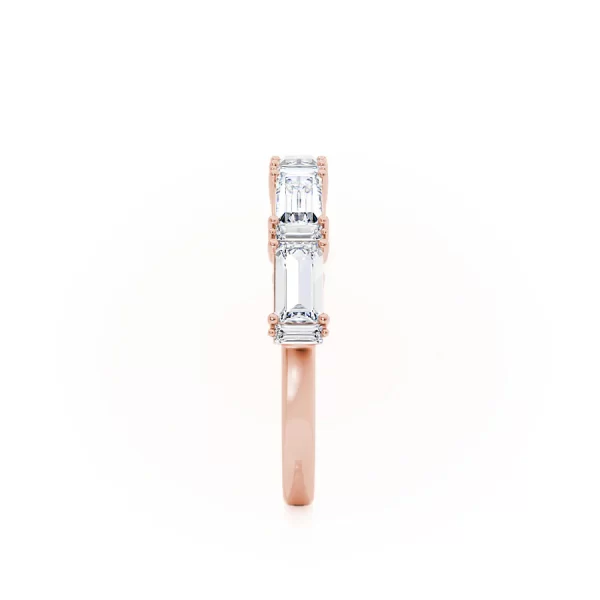 ALTAIR Lab Diamond Baguette Statement Eternity 14k/18k Rose Gold - Image 2