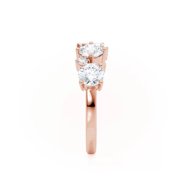 VENUS Lab Diamond Cluster Statement Eternity 14k/18k Rose Gold - Image 2