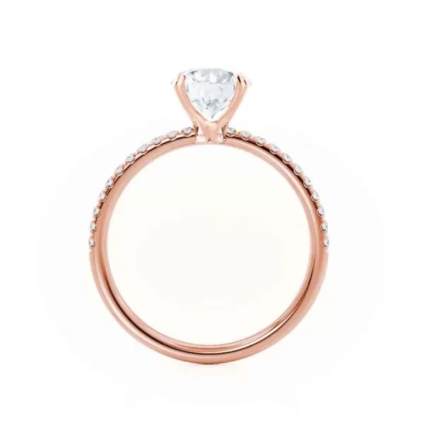 MACY Radiant Lab Diamond 18k Rose Gold Micro Pavé - Image 2