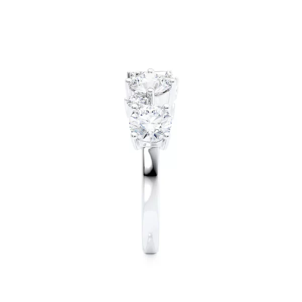 VENUS Lab Diamond Cluster Statement Eternity 14k/18k White Gold - Image 3