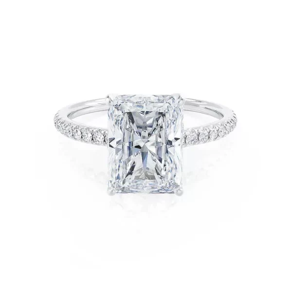 MACY Radiant Lab Diamond 18k White Gold Micro Pavé