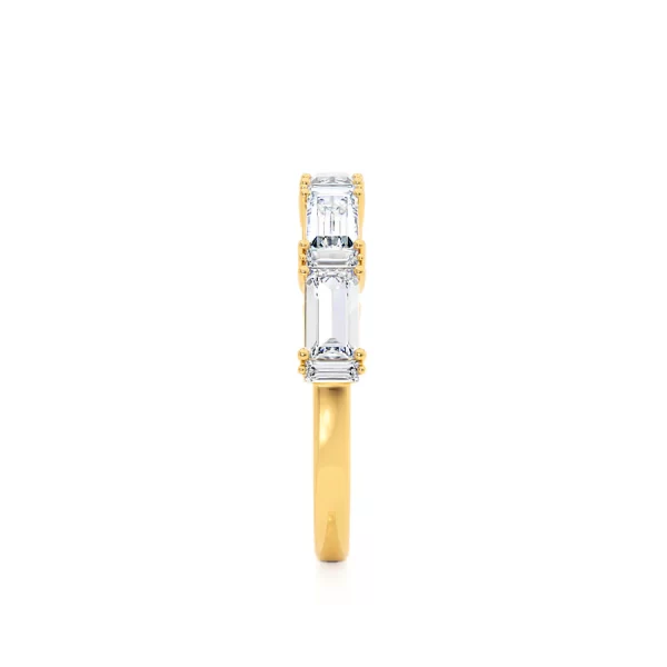 ALTAIR Lab Diamond Baguette Statement Eternity 14k/18k Yellow Gold - Image 2