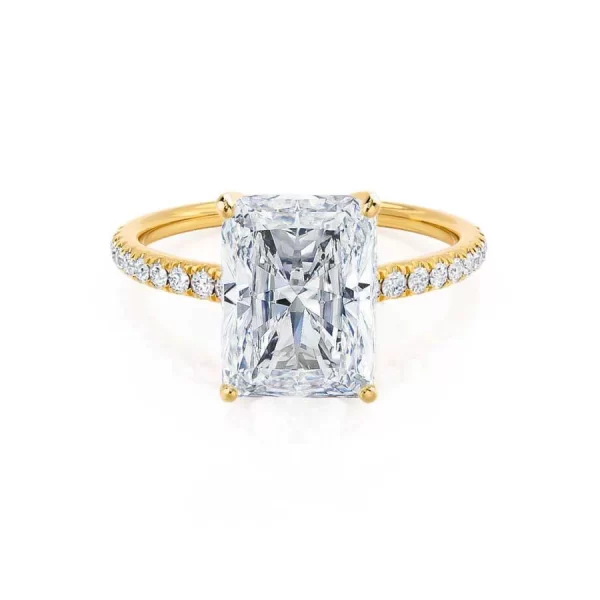 MACY Radiant Lab Diamond 18k Yellow Gold Micro Pavé