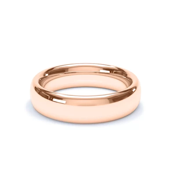 Regular Court Profile Wedding Ring 18k Rose Gold